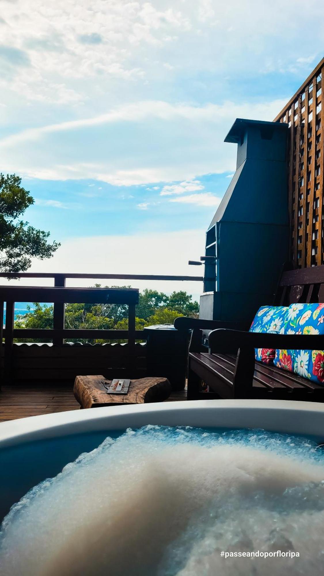 Loft Com Lago Hidro E Vista Para O Mar Флорианополис Экстерьер фото